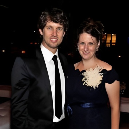 Kirste Heder with her loving husband Jon Heder.